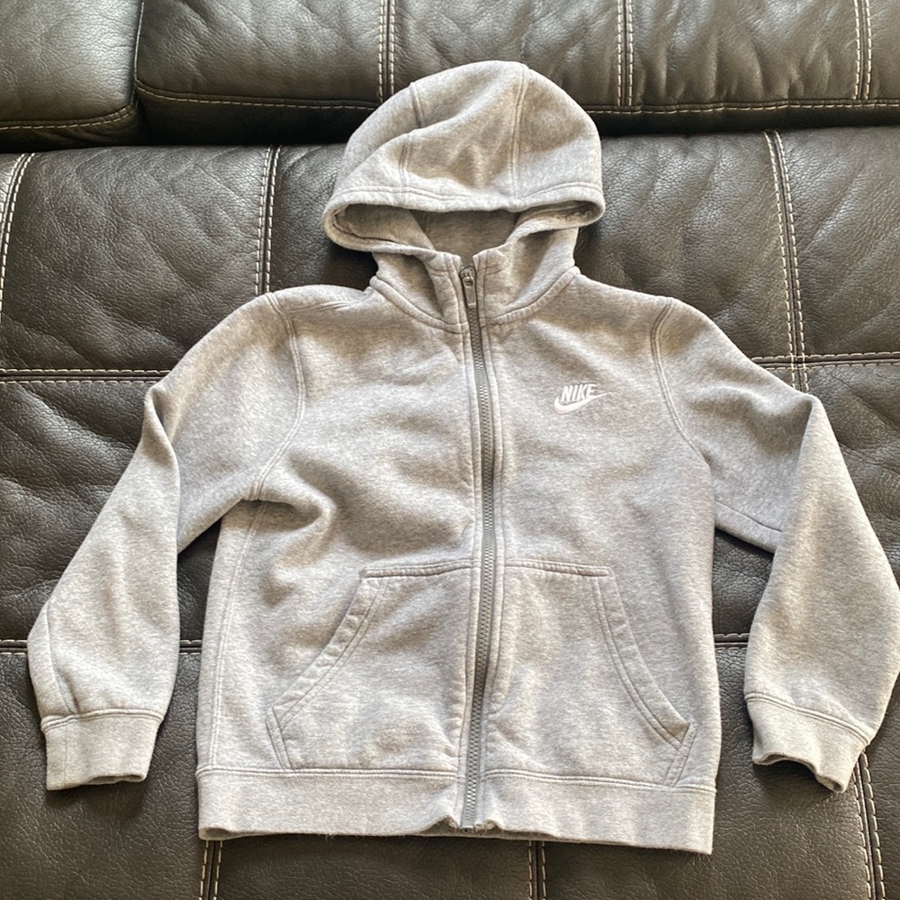 Boys Nike Club Fleece Zip Up Hoodie